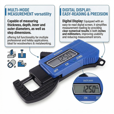 Digital Thickness Caliper Gauge (TG2)