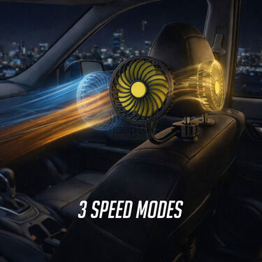 Car 2 In 1 Adjustable Air Boosting Fan (CIF1)