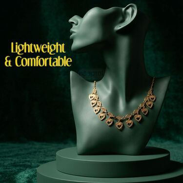 Golden Filigree Charm Necklace (GFCN1)