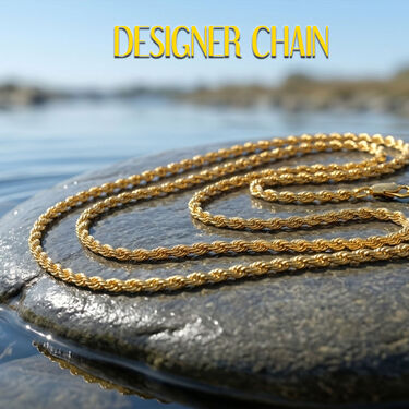 Golden Elegant Rope Chain (MGC3)