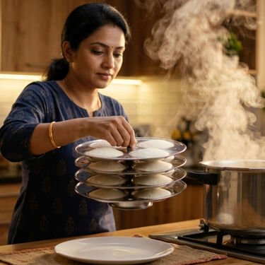 16 Cavity Stainless Steel Idli Rack (16IR1)