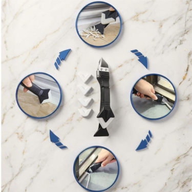 3 In 1 Silicone Caulking Tools For Kitchen, Bathroom & Window (PTS02)