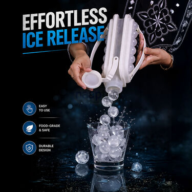 2 In 1 Ice Ball Maker & Bottle (ICT7)
