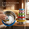 5 Pcs Airtight Stainless Steel Bowl With Multicolour Lid (5MLB1)