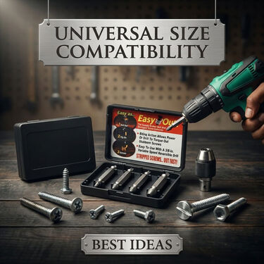 Set of 4 Broken Screw Extractors (SE04)