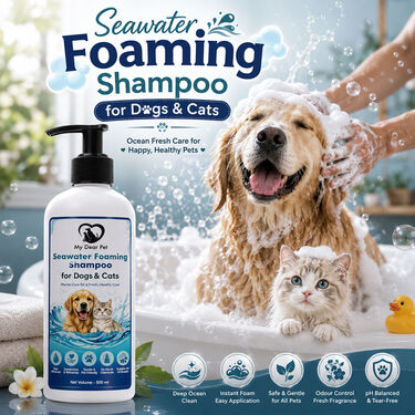 Seawater Foaming Shampoo For Dogs & Cats (PETC5)