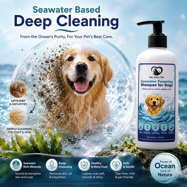 Seawater Foaming Shampoo For Dogs & Cats (PETC5)