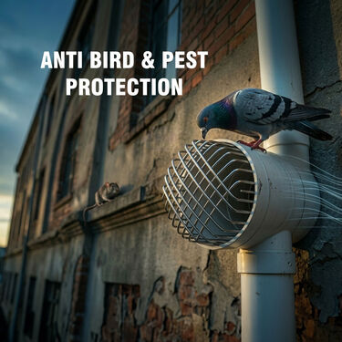 Anti Rat Bird Pest Drain Pipe Steel Cover Pack of 1 (SPC1)