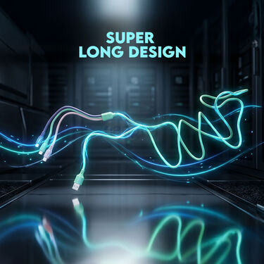 Super Long 3 In 1 Fast Charging Cable (CDC23)