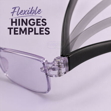 Rimless Coloured Adaptive Power Reading Glasses Buy 1 Get 3 Free (4CORG7)