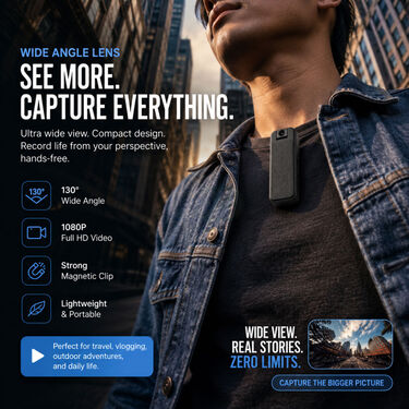 Wearable Body Cam With Audio & Video Recording Camera (CCTV43)