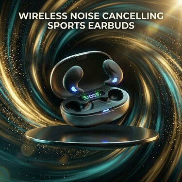 Wireless Noise Cancelling Sports Earbouds (TWS107)