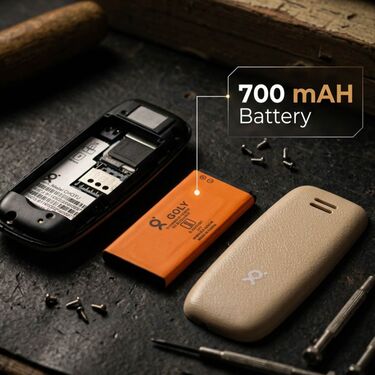 Small Dual Sim Mobile Phone With Free Stylish watch (PMH22)