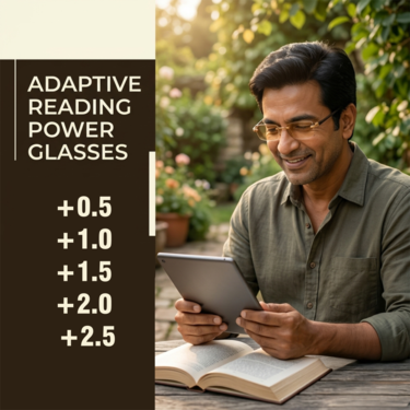 Rimless Colored Bifocal Adaptive Power Reading Glasses Buy 1 Get 3 Free (4BOC1RG1)