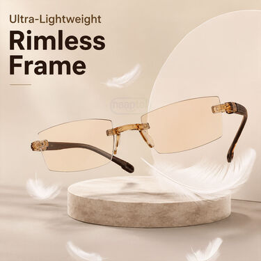 Rimless Colored Bifocal Adaptive Power Reading Glasses Buy 1 Get 4 Free (5BOC1RG1)