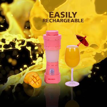 Milkshake Magic - Foldable & Rechargeable Juicer (MJ6)