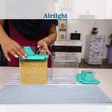Pack of 2 Airtight Food & Grain Storage Containers (2FSC1)