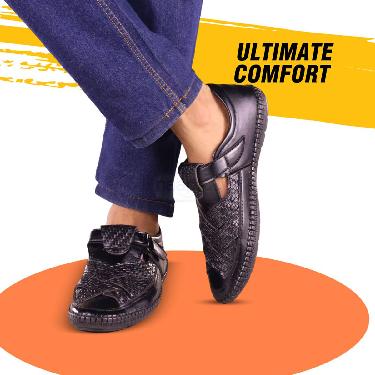 Pick Any One Stylish Leatherite Sandal With Free Trimmer(SDC16)