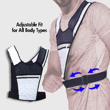 Multi pocket Running Vest With Mobile Holder (RVB01)