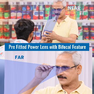 Rimless Daily Use Bifocal Reading Glasses - Buy 1 Get 2 FREE (3BRG16)