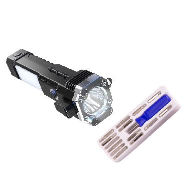 6 in 1 Hammer Torch + 15 Pc Magnetic Screwdriver Set (HT39)