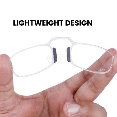 Portable Nose Clip Adaptive Power Reading Glasses (NCORG16)