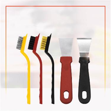 Pack Of 5 Cleaning Brush & Scraper