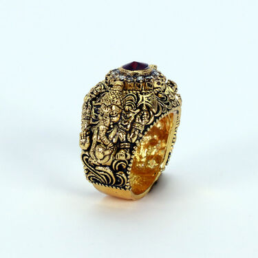 Lord Ganesha 3D Ring (GNR4)