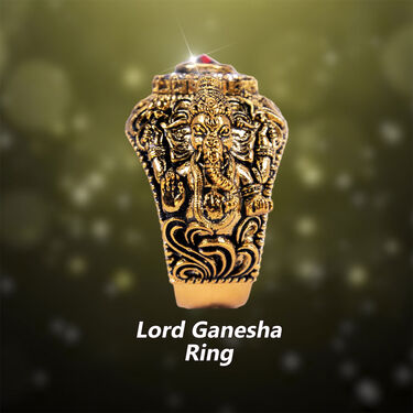 Lord Ganesha 3D Ring (GNR4)