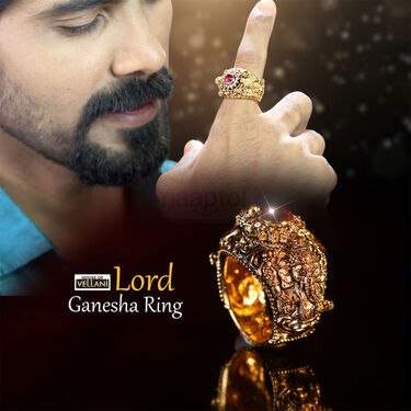 Lord Ganesha 3D Ring (GNR4)
