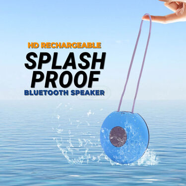 HD Rechargeable Splash Proof Bluetooth Speaker (WRS)
