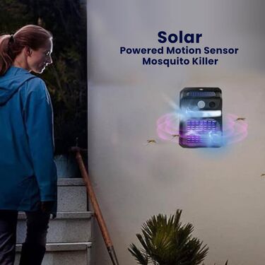 Solar Powered Motion Sensor Mosquito Killer
