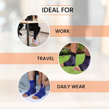 Neuropathy Compression Socks For Foot And Ankle Pain Buy 1 Pair Get 2 Pair Free (NCS03)