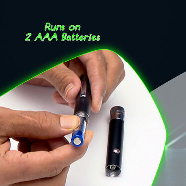 Green Laser Pointer Party Pen With Disco Lights Up To 2 km Range (LL)
