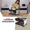 2 Layer Dish Rack With Water Drain Tray (1DR1)