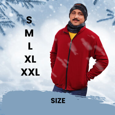 Pick Any 1 Fleece Jacket With Wollen Cap And Muffler Free (1FJ15)