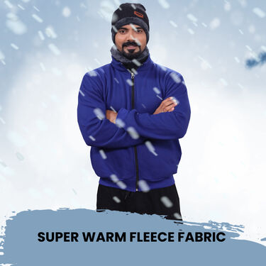 Pick Any 1 Fleece Jacket With Wollen Cap And Muffler Free (1FJ15)