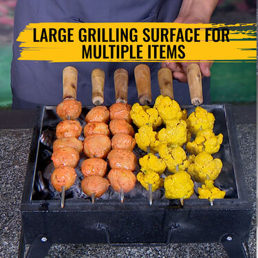 Folding Portable Charcoal Barbeque Grill (1PCBG2)