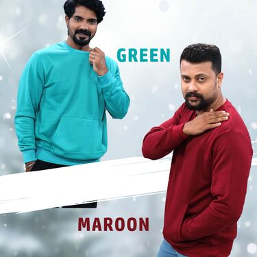 2 Mens Stylish Fleece Sweatshirt BOGO (2FT1)