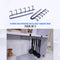 6 Hooks Multipurpose Metal Shelf Hanging Rack - Pack Of 2 (6HUSR1)