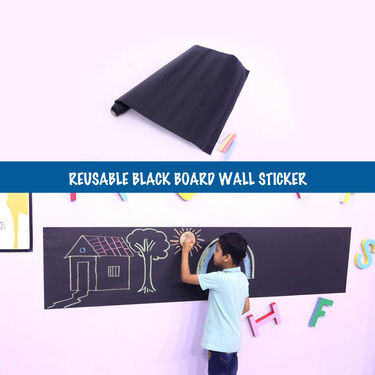 Reusable Black Board Wall Sticker (BBWS)