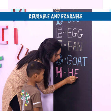 Reusable Black Board Wall Sticker (BBWS)