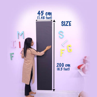 Reusable Black Board Wall Sticker (BBWS)