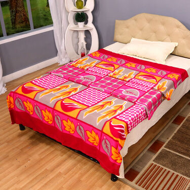 Buy 5 Get 5 Fleece Blankets - Floral Print (B5G528)