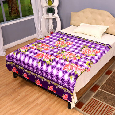 Buy 5 Get 5 Fleece Blankets - Floral Print (B5G528)