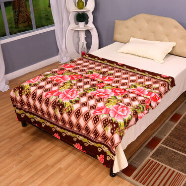 Buy 5 Get 5 Fleece Blankets - Floral Print (B5G528)