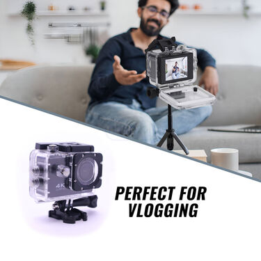 4K WiFi Waterproof Action Camera With 2.0-Inch Screen & 5 Mounts (CCTV21)