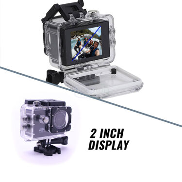 4K WiFi Waterproof Action Camera With 2.0-Inch Screen & 5 Mounts (CCTV21)