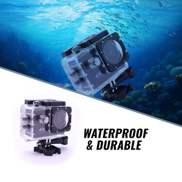 4K WiFi Waterproof Action Camera With 2.0-Inch Screen & 5 Mounts (CCTV21)