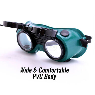 Flip-Up Eye Safety Goggles + Free Safety Gloves (FLG2)